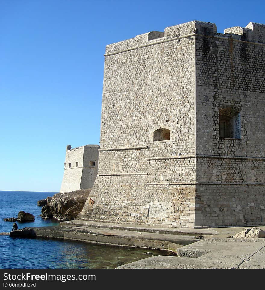 Old town Dubrovnik colours