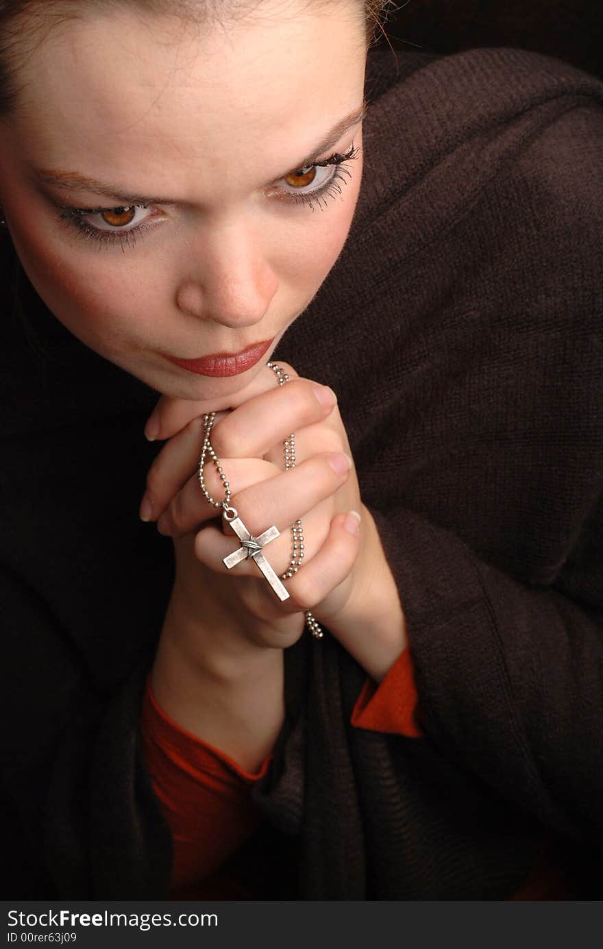 Woman praying