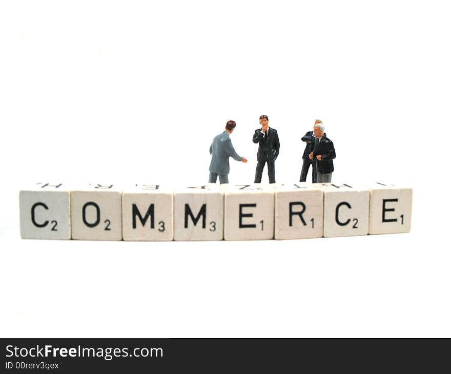 The word commerce and some businessmen