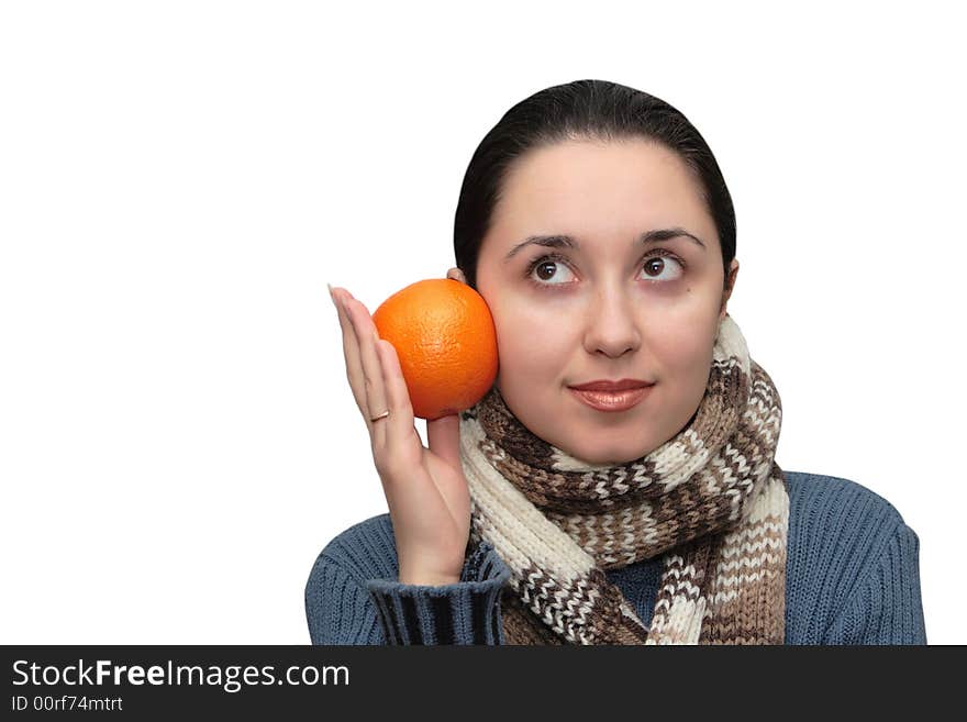 Girl With An Orange