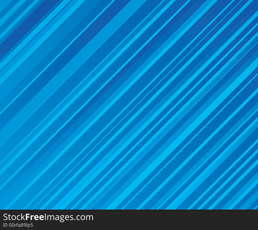 Blue striped background, vector illustration