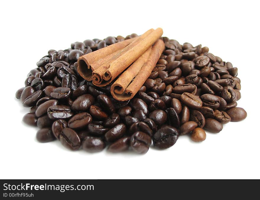 Coffee Beans And Cinnamon