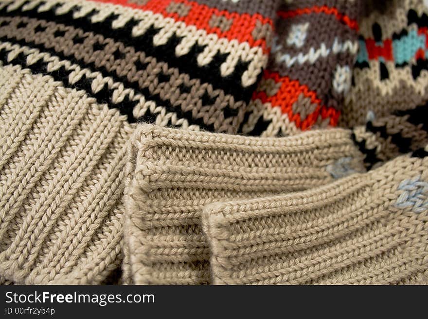 Sweater close-up