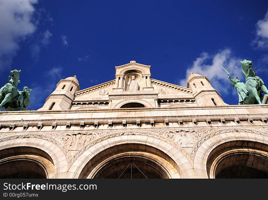 Beautiful Sacre Coeur in Paris