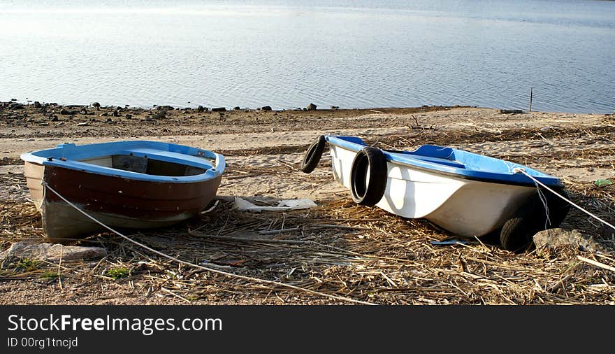 River mouth and rowing