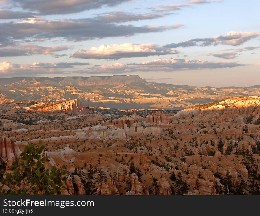 Formations in Bryce canyon national park, Utah.