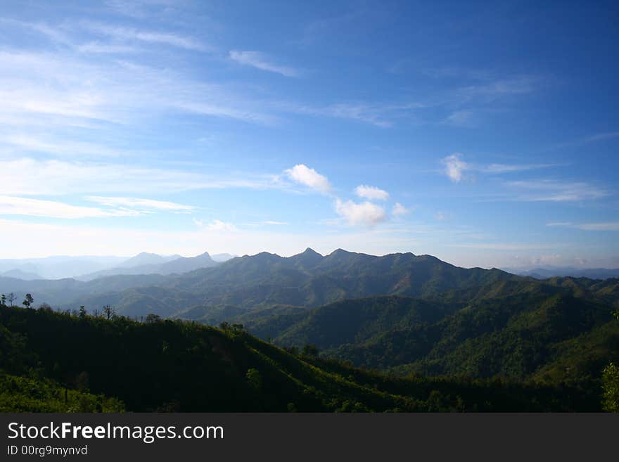 Mountain scape at Kanjanaburi,Thailand. Mountain scape at Kanjanaburi,Thailand