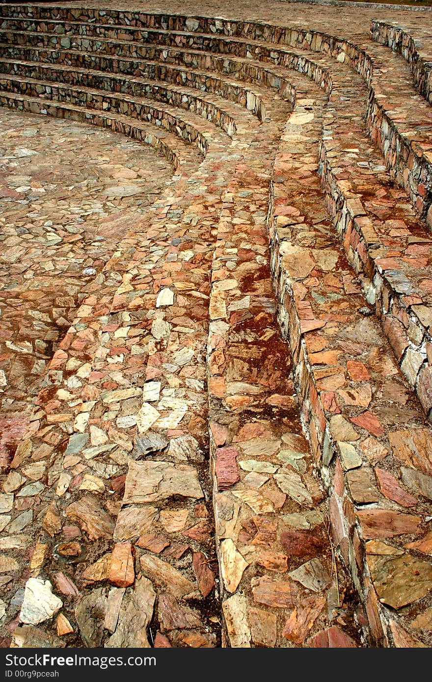 Stone step at Kanjanaburi,Thailand. Stone step at Kanjanaburi,Thailand