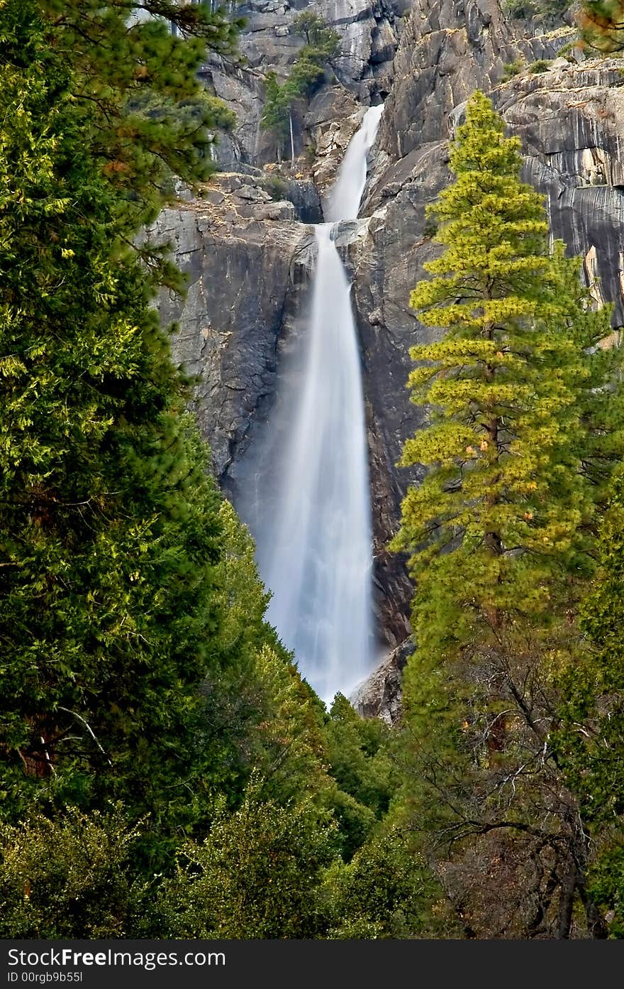 Waterfall in Yosemite National Park