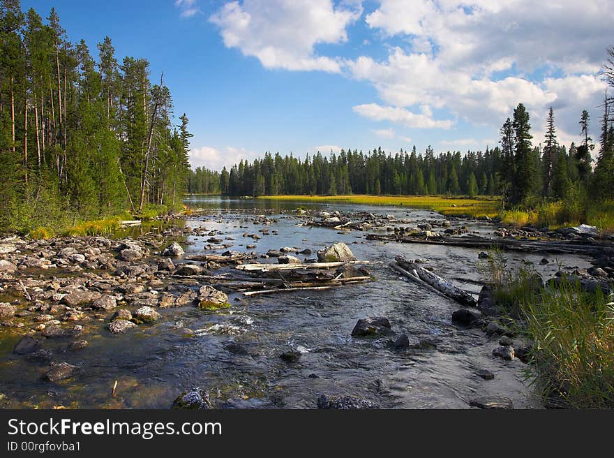 Inlet to String Lake