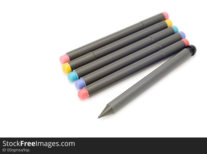 Set soft-tip pen