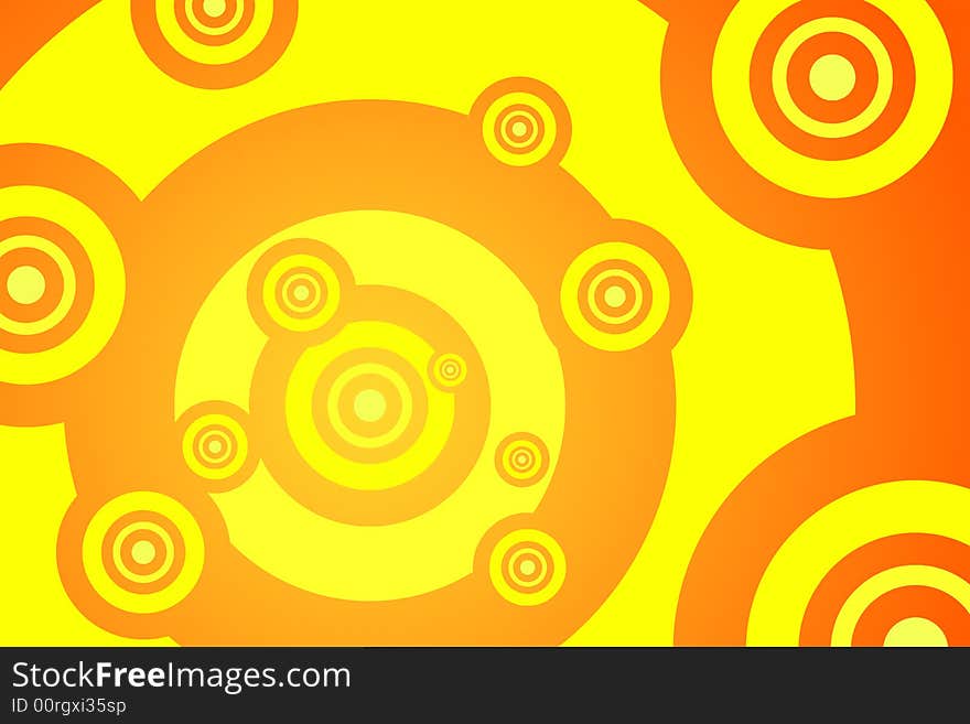 Vector illustration of abstract rings