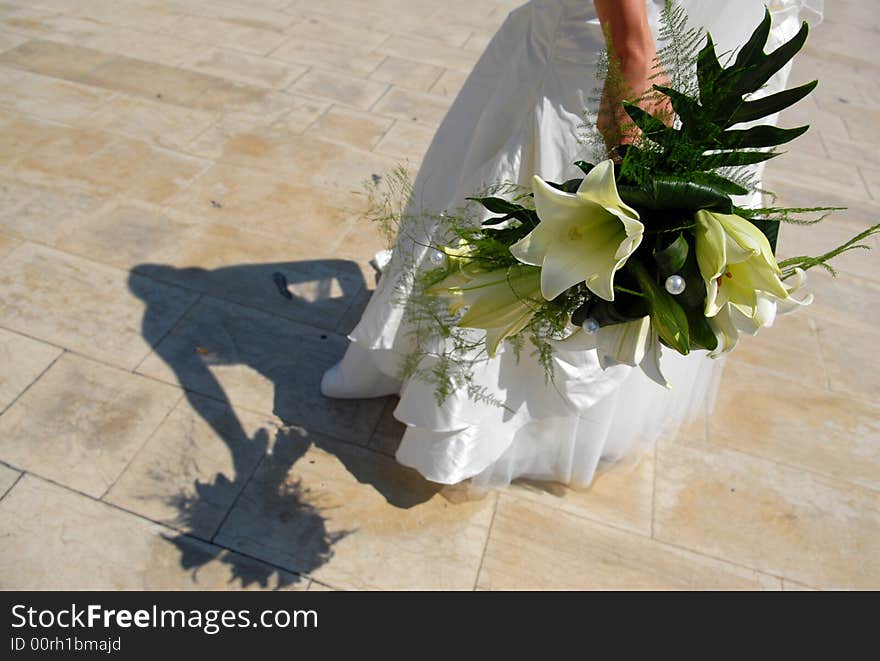 Wedding  Bouquet With Shadows