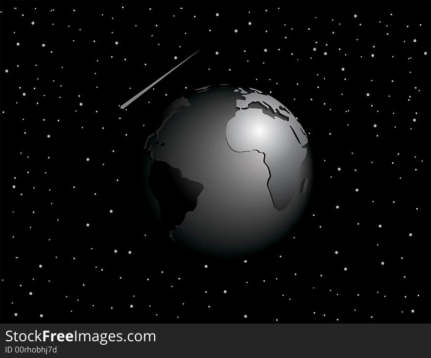 This is a vector globe