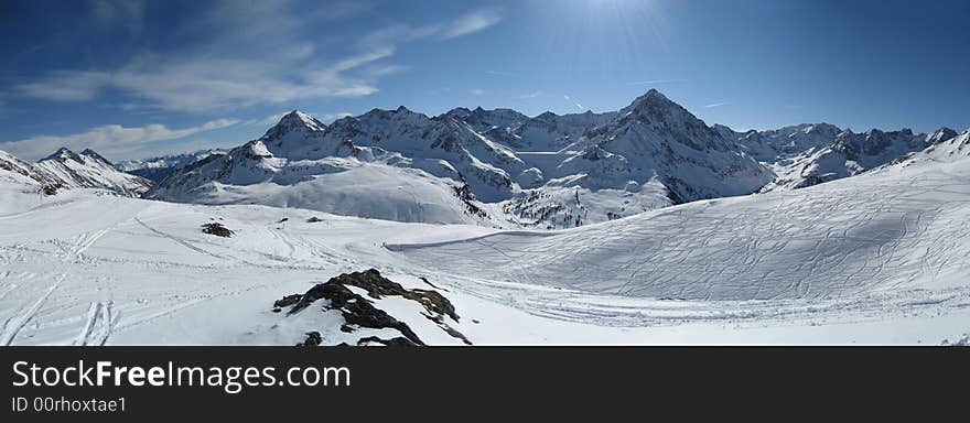 Sky in Winter in Tirol / Tyrol