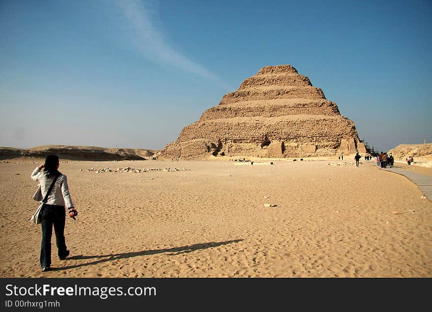 Saqquara pyramid