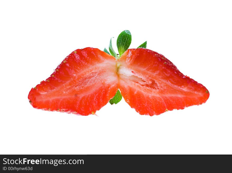 Strawberry on a white background (isolated)