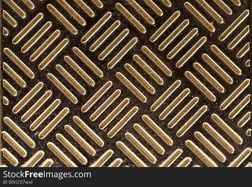 Diagonal Stripes On Metal