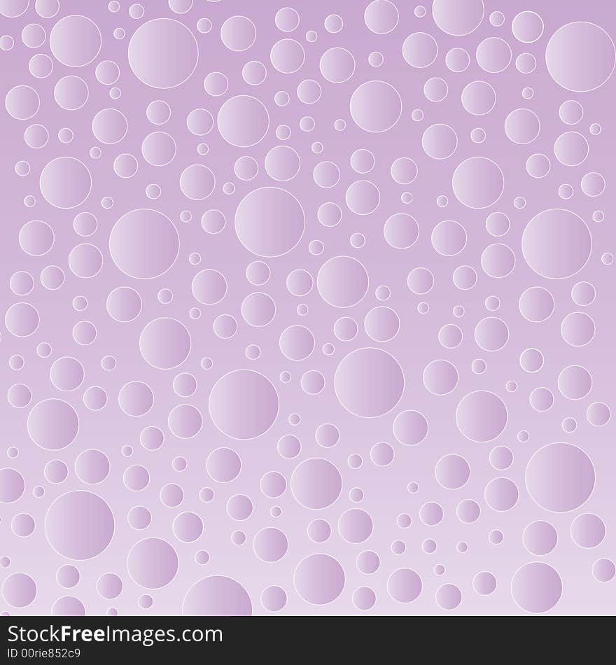 Graphic illustration of random sized bubbles against a purple gradient background. Graphic illustration of random sized bubbles against a purple gradient background.