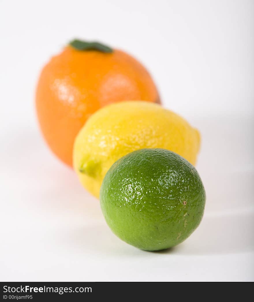 Lime, Orange, Lemon