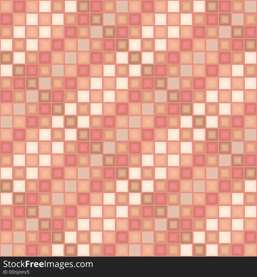 Motley 3d tiles. Seamless vector pattern. Motley 3d tiles. Seamless vector pattern