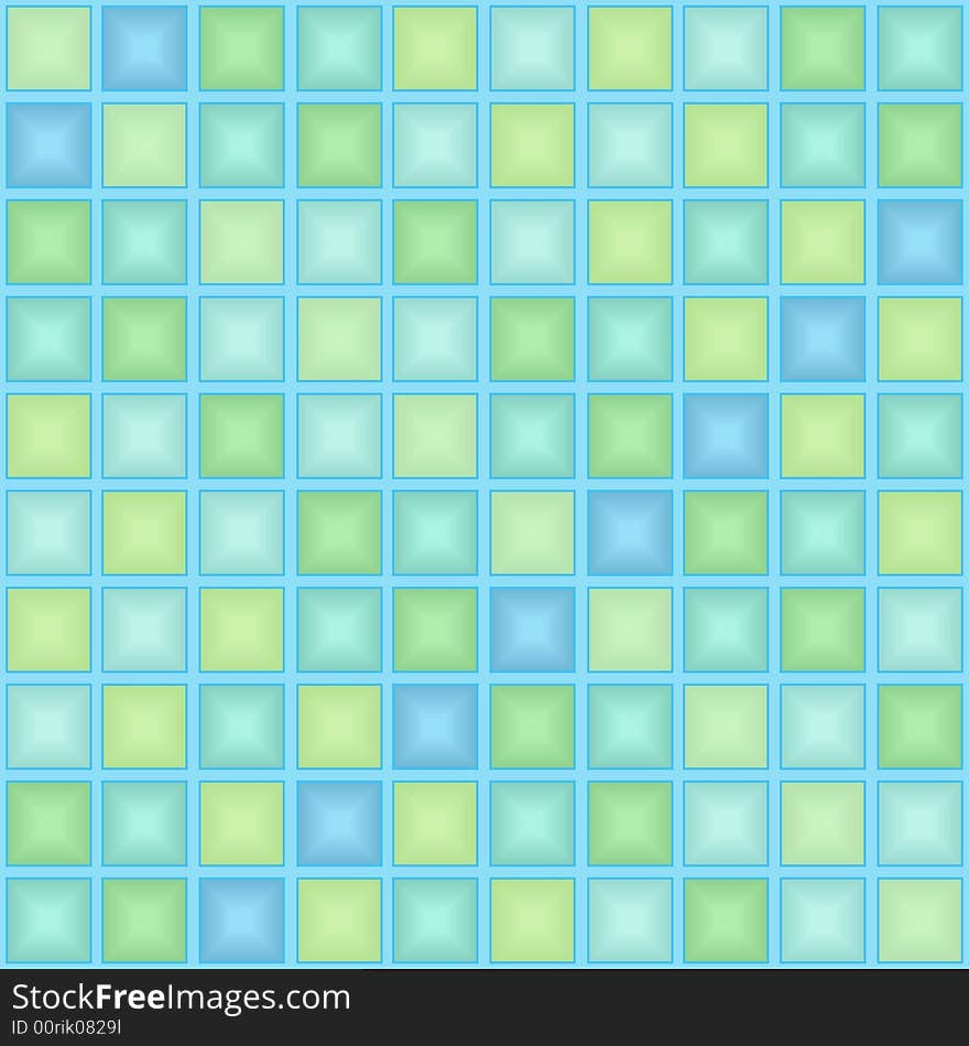 Motley 3d tiles. Seamless vector pattern. Motley 3d tiles. Seamless vector pattern