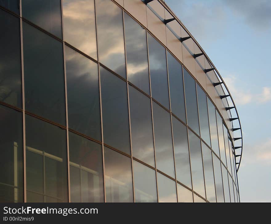 Clouds reflections