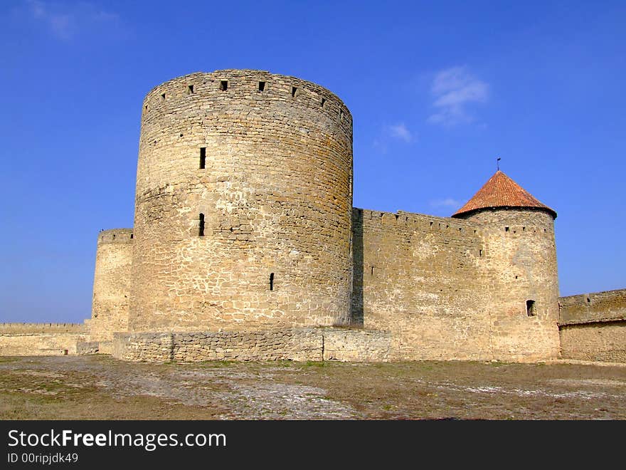 Old fortress in town Belgorod-Dnestrovskiy (The South of Ukraine). Old fortress in town Belgorod-Dnestrovskiy (The South of Ukraine).