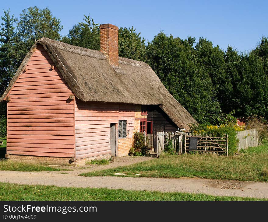 English thatched cottage