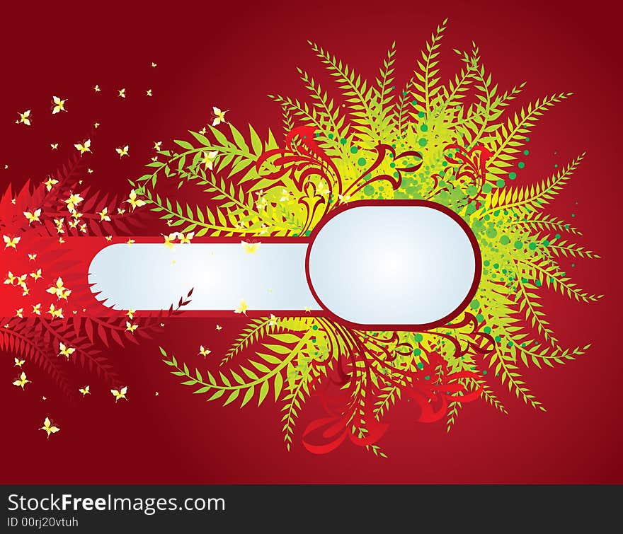 Vector ornament In flower style. Vector ornament In flower style