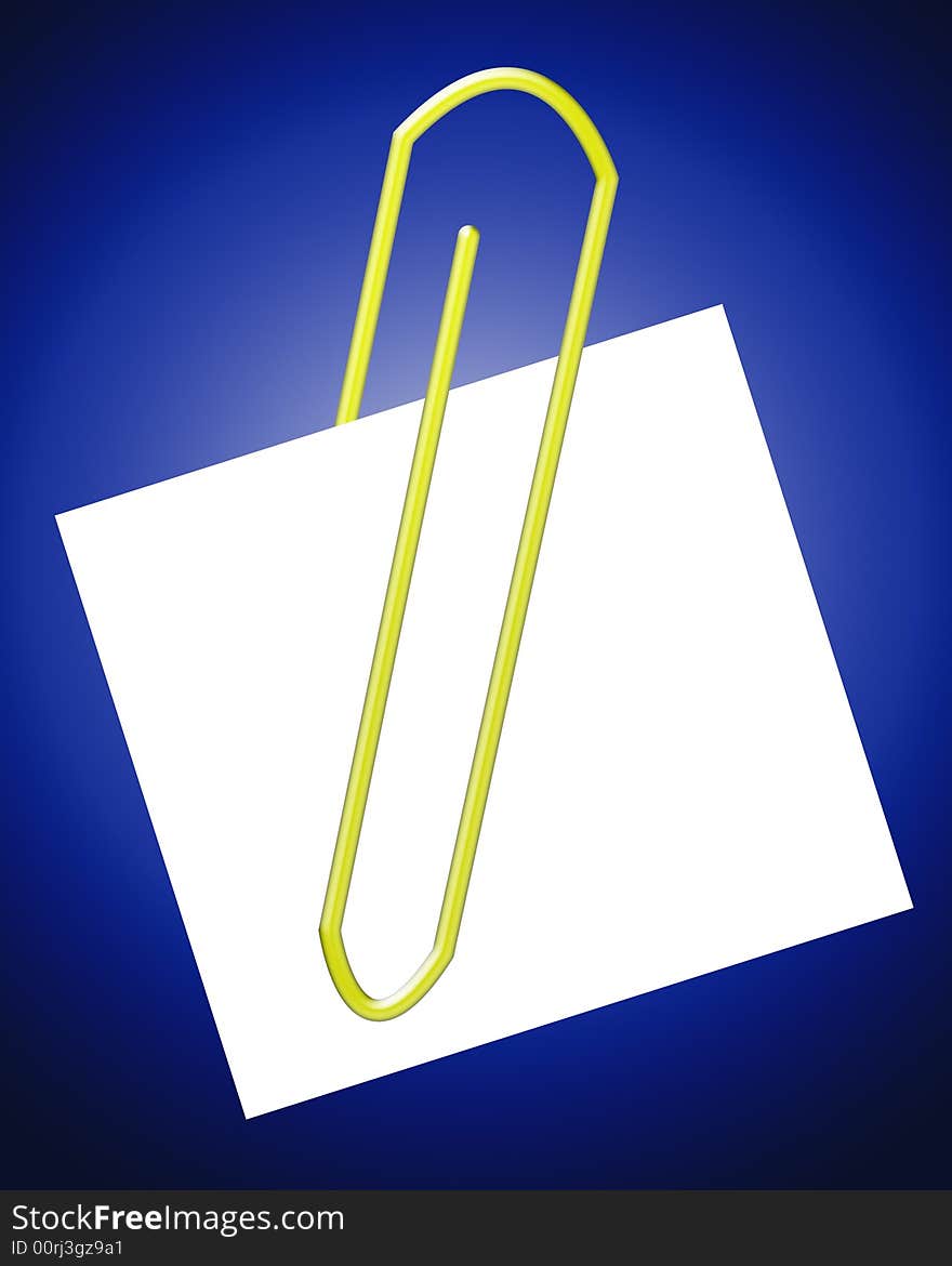 Paperclip With Note 16