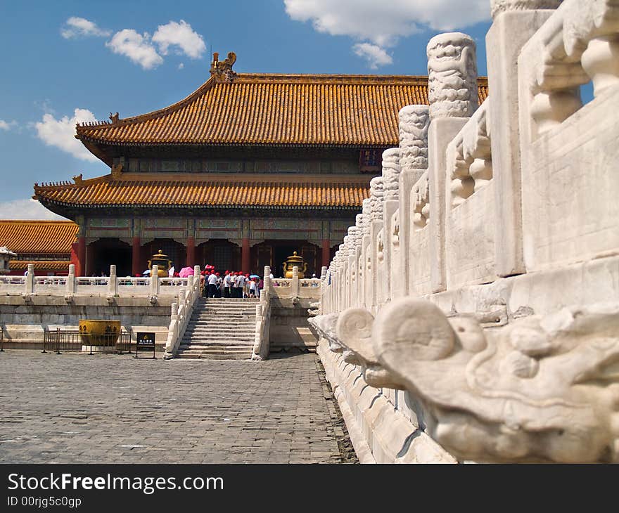 Forbidden city in Beijing, China