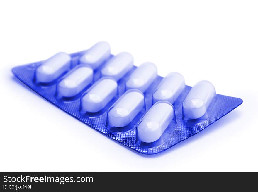 Pills Blister (clipping Path)