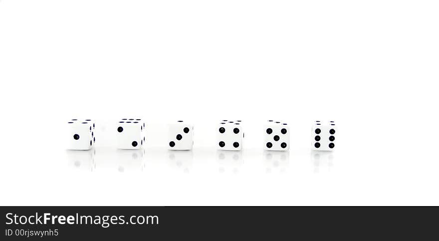 Dice In A Line Numerically