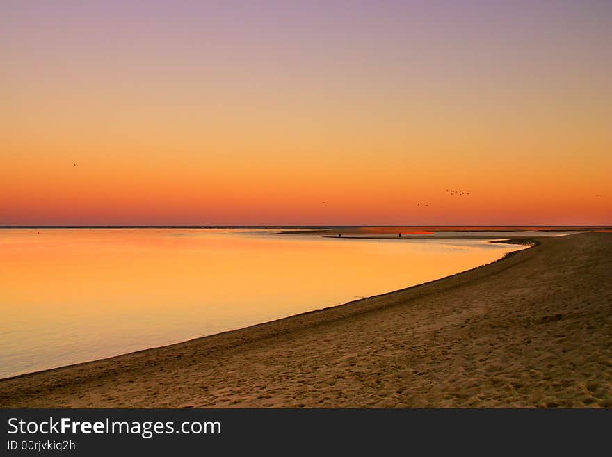 Cape Cod is an arm-shaped peninsula nearly coextensive with Barnstable County, Massachusetts[1] and forming the easternmost portion of the state of Massachusetts, in the Northeastern United States. The Cape's small town character and beachfront brings heavy tourism during the summer months. Cape Cod is an arm-shaped peninsula nearly coextensive with Barnstable County, Massachusetts[1] and forming the easternmost portion of the state of Massachusetts, in the Northeastern United States. The Cape's small town character and beachfront brings heavy tourism during the summer months.