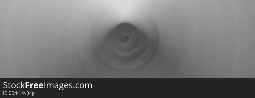 Panoramic radial blur abstract, black and white image