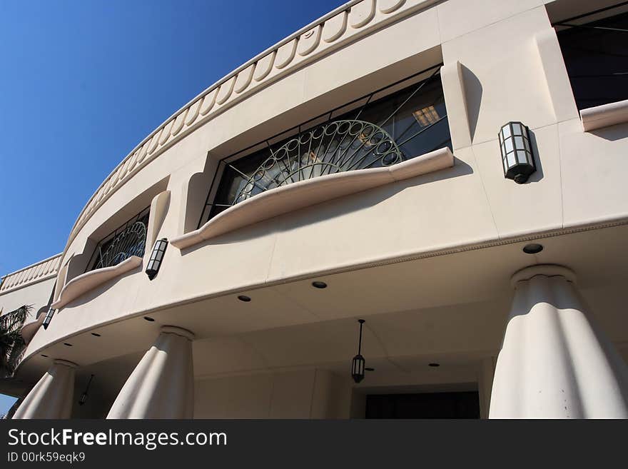 Modern art deco architecture in south florida