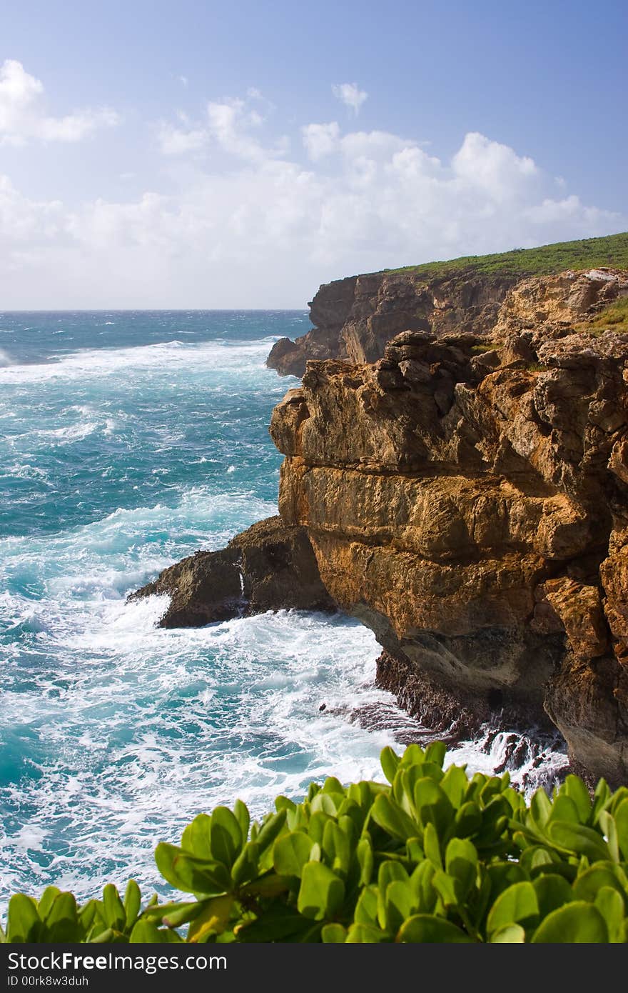 Cliffs on Kauai coast