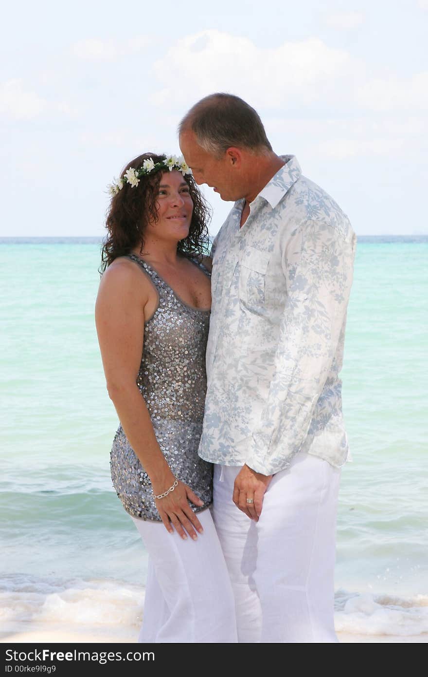 Wedding day on the beach