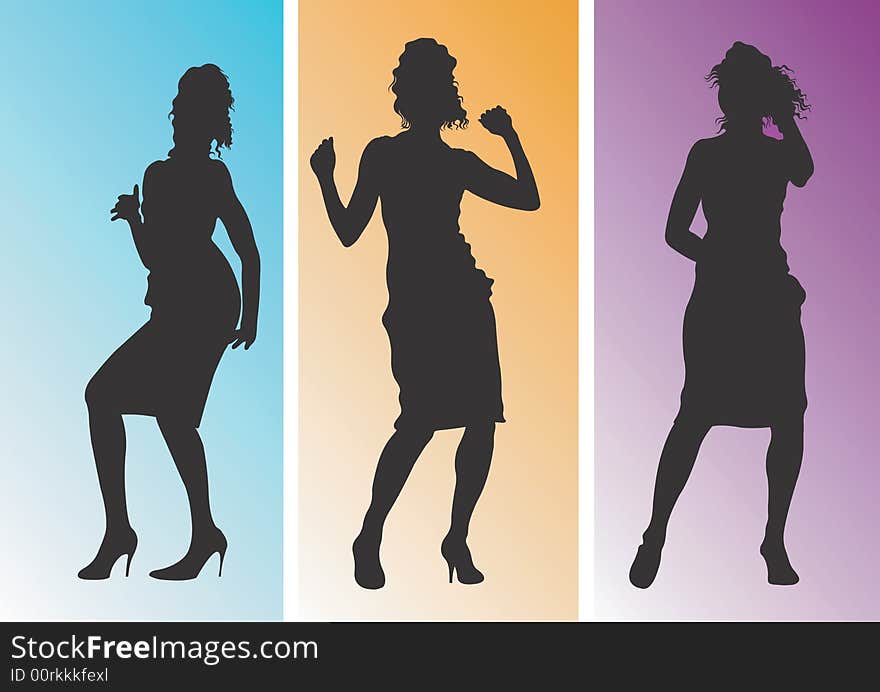 Female silhouettes