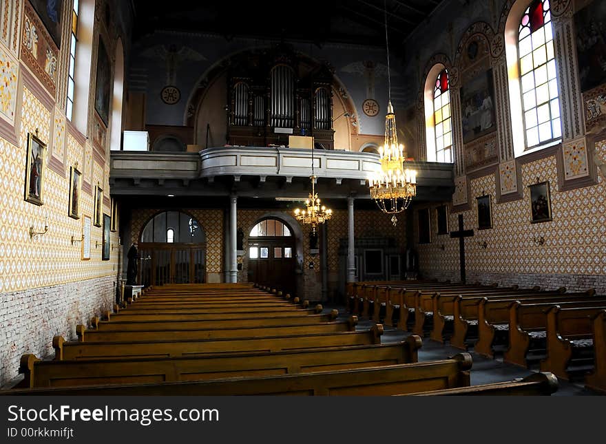 Inside A Church