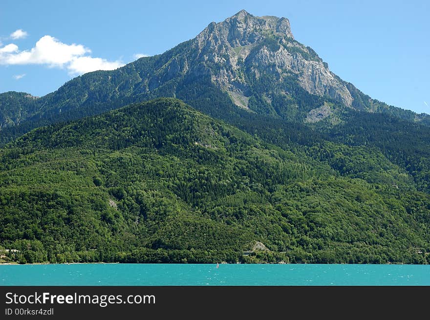 Serre-Poncon Lake, beneath the mountains of the Hautes-Alpes and the northern edge of the Alpes de Haute Provence, is the biggest artificial lake in Europe. One of its main caracteristic is its amazing blue color inherited from the water of Durance River. Serre-Poncon Lake, beneath the mountains of the Hautes-Alpes and the northern edge of the Alpes de Haute Provence, is the biggest artificial lake in Europe. One of its main caracteristic is its amazing blue color inherited from the water of Durance River.