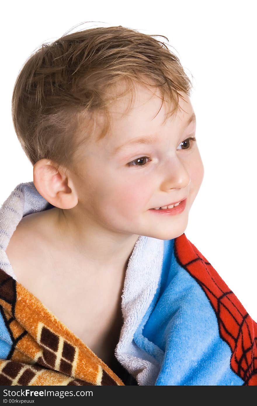 Kid In Bath Towel