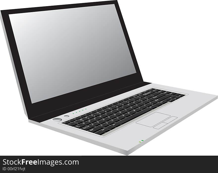 Laptop. Isolation on a white background .Vector illustration