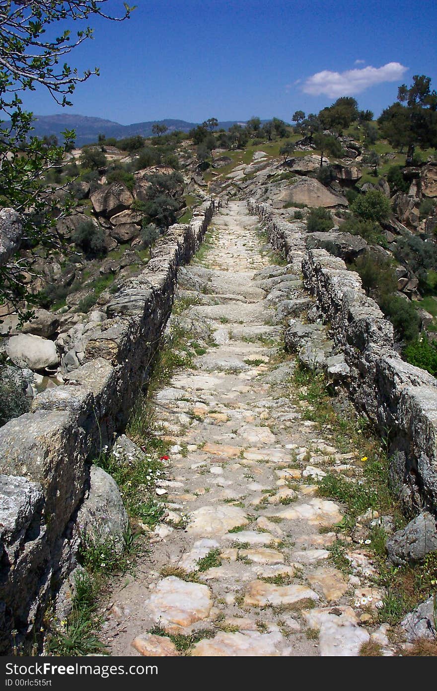 Historical water line bridge