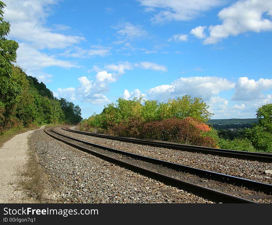 THis is the photo of Canadian railroad