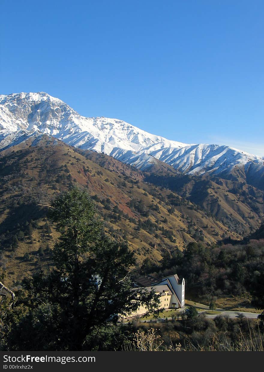 Hotel in mountains