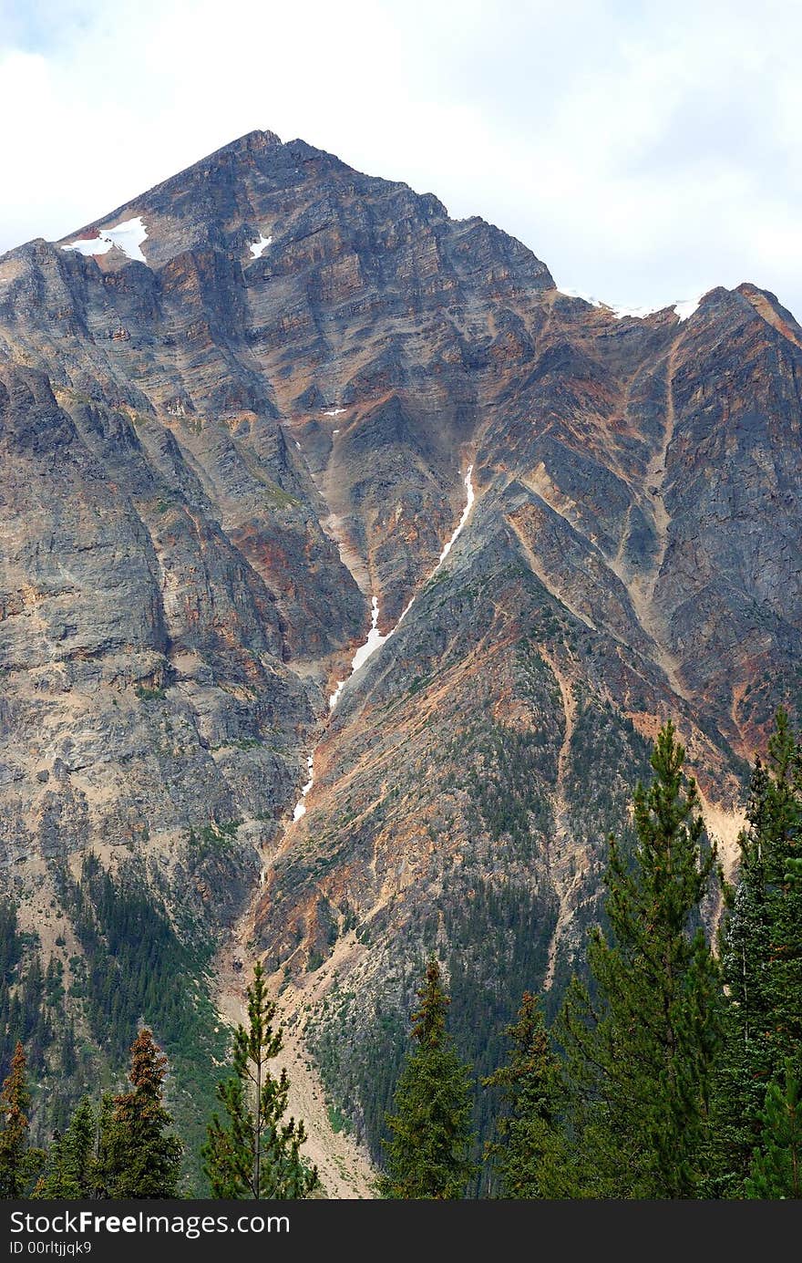 A mountain peak in Rockies