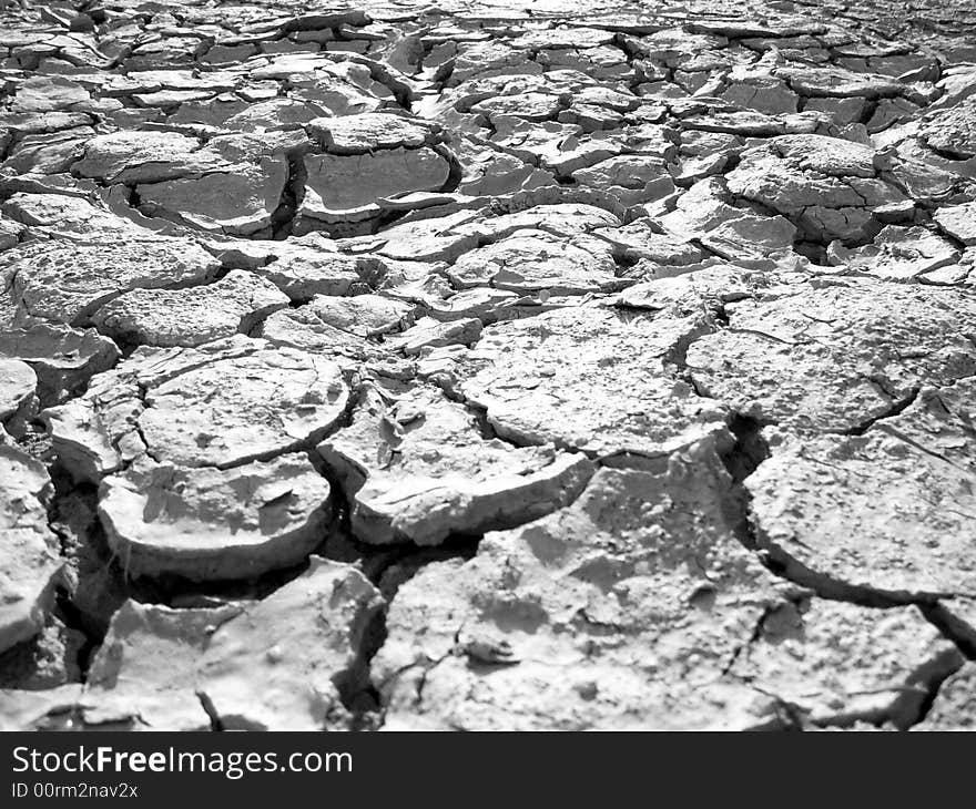 Dry Out Lake Bed Texture