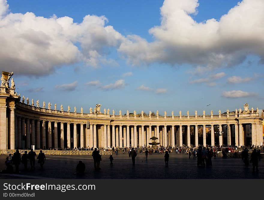 Clouds Above Vatican Square